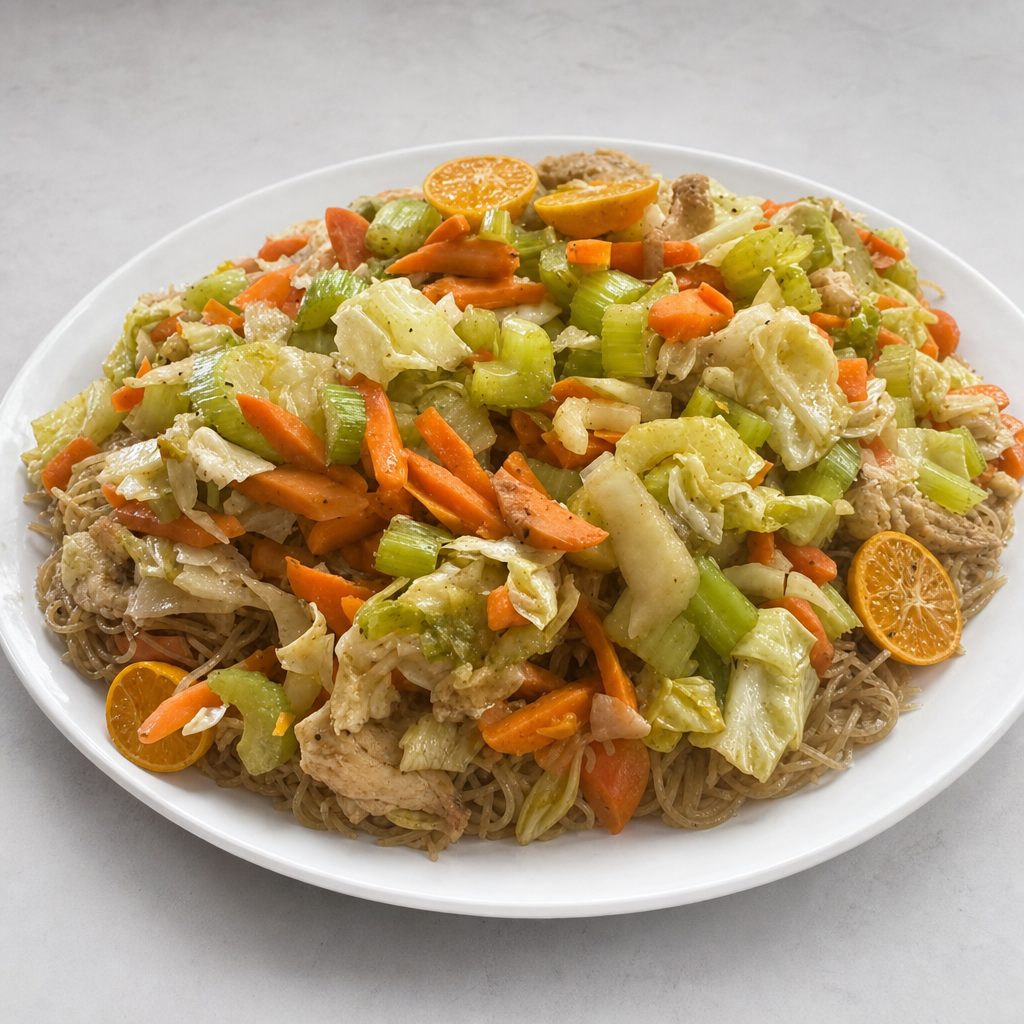 Chicken Pancit - Half Tray.