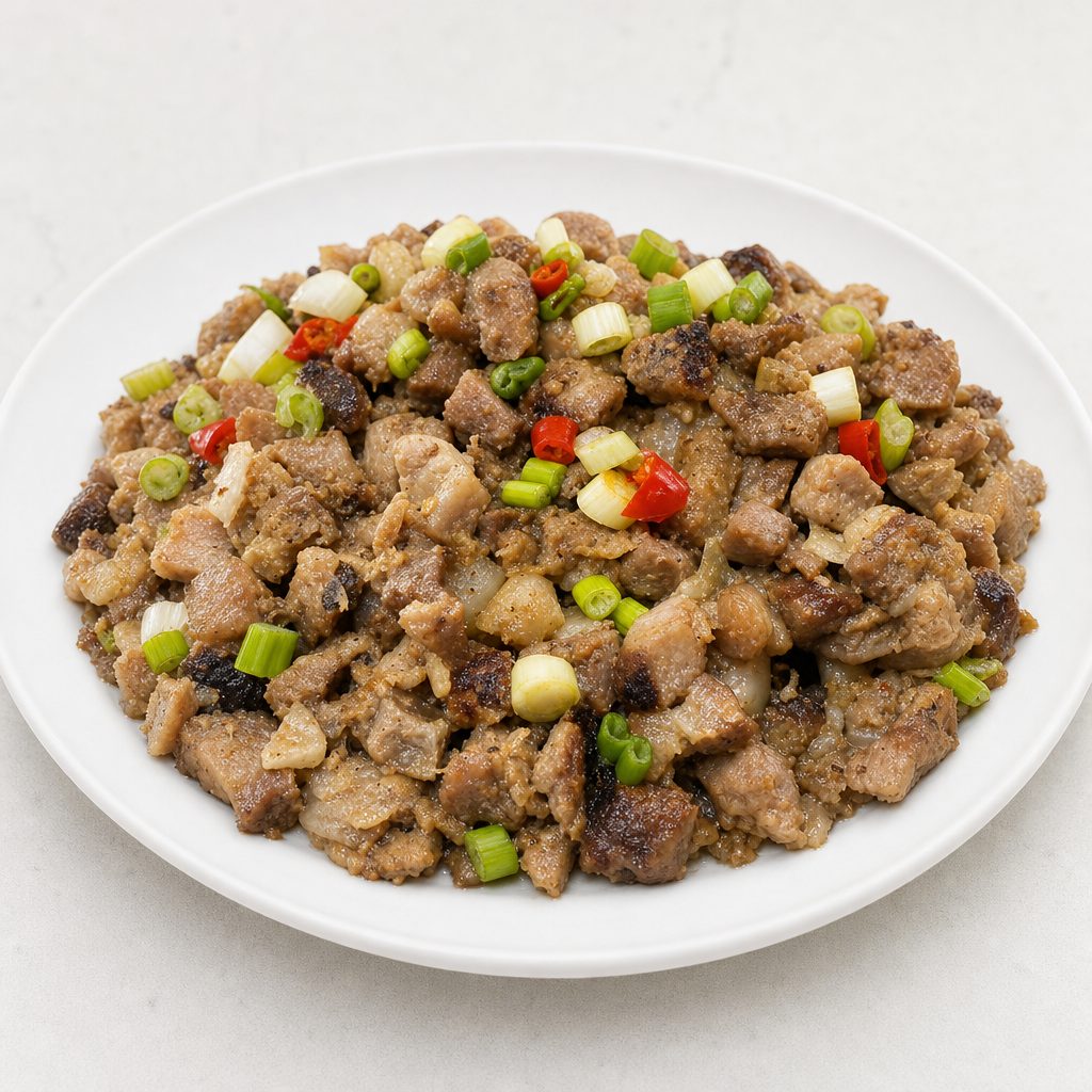 Pork Sisig.