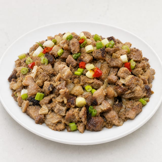 Pork Sisig.